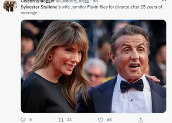실베스터 스탤론, 25년만에 황혼이혼