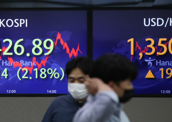 원달러 하루 20원 급등하며 1350원 돌파