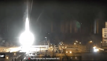 “우크라이나군, 원자력 발전소에 포격…연료저장고 건물 구멍”