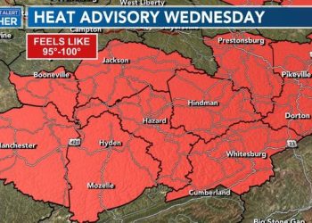 홍수휩쓸고 간 켄터키주, 이번엔 폭염으로 “비상”