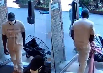 도둑질인가 쇼핑인가…경비원은 구경만(영상)