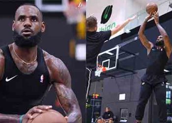 르브론  제임스, 레이커스와 2년 계약연장..9710만달러