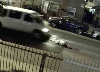 차로 친 뒤 25피트 끌고 가다 뺑소니(영상)