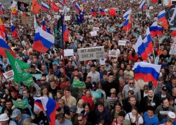 푸틴 동원령 반발 확산, 대규모 시위(영상)