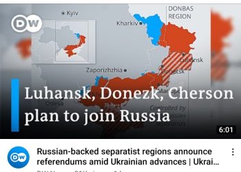 우크라전 212일, 점령지 4곳서 병합투표 시작…첫 날 곳곳 포격