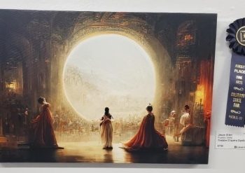 예술작품일까?…인공지능AI가 그린 그림 1위 논란