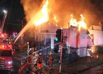 ‘100년 역사’ 빅토리아 교회 화재 원인 밝혀져