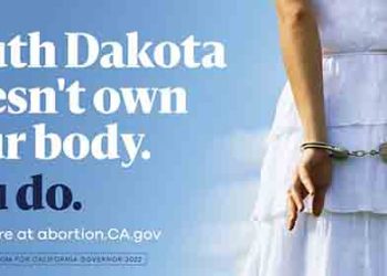 개빈 뉴섬 주지사, 타주에 낙태 빌보드 광고