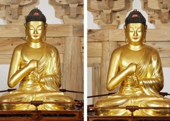 합천 해인사 소장 목조불상 2건 국보 승격