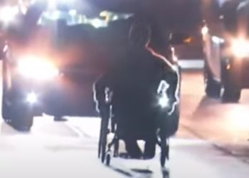 일요일 새벽 405 프리웨이에 윌체어 남성..10번 Fwy 인근서 체포(영상)