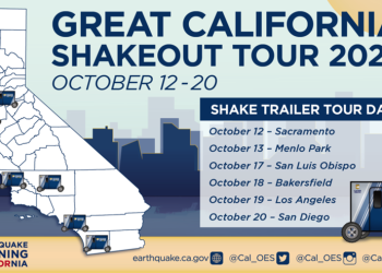 캘리포니아, 전국 최초 지진경보시스템 구축..주 전역서 지진대피 점검