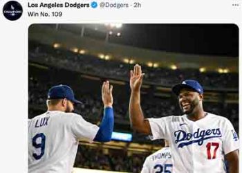 LA 다저스 109승, 올 시즌 최다승 확정