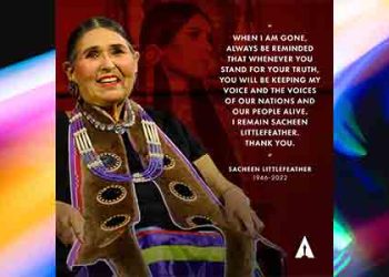 오스카 시상식서 원주민 권리 외친 배우 사친 리틀페더 사망