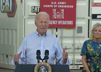 바이든, 자연재해 현장서 민심 달래기…5일 플로리다 방문