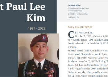 한인 전직 장교, 우크라서 전사… 폴리 김 전 대위