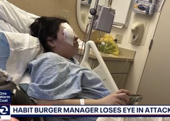 장애아동 보호하려던 패스트푸드점 직원, 실명