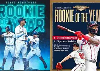 시애틀 로드리게스·애틀랜타 해리스, MLB 신인왕 등극