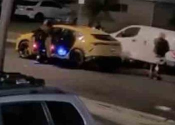 람보르기니 우로스 타고 절도행각(영상)