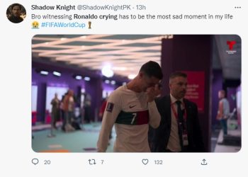 끝내 펑펑 울어버린 호날두(영상)