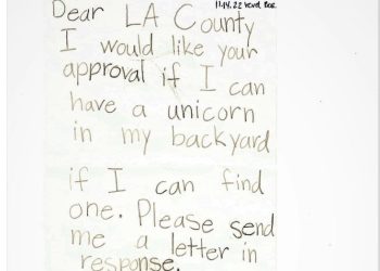 “유니콘 키워도 될까요”소녀 편지, LA동물국 답장은?