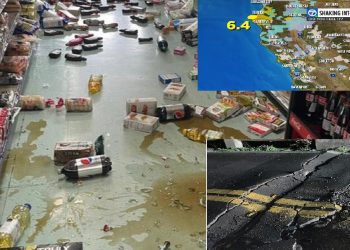 6.4 지진 강타, 2명사망∙12명부상, 비상사태선포…도로∙교량균열 붕괴위험(3보)