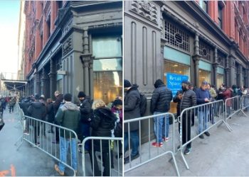 (영상)뉴욕 첫 마리화나 판매점 장사진 “역사적 이정표”