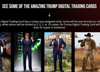 ‘봉이 김선달’ 트럼프의 새 돈벌이 디지털카드 NFT