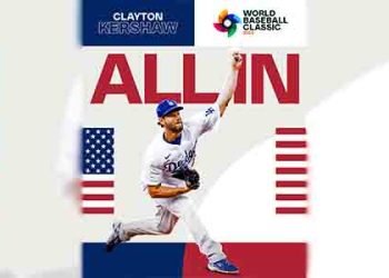 ‘사이영상 3회’ 커쇼, WBC 미국 선수단 참가