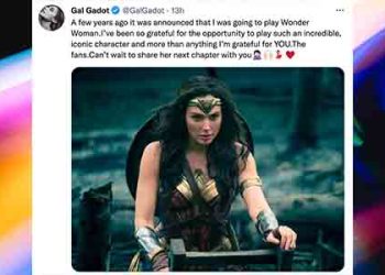 갤 가돗, 원더우먼 캐스팅 9주년 자축 “다음 장 함께 하길”