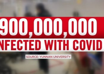 中,  9억명 코로나 감염…전체 인구의 64%