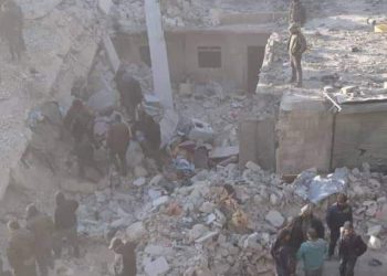 시리아 알레포서 아파트 붕괴 16명 사망 4명 부상(영상)