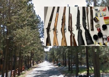 빅베어 산집에 숨어든 수표위조범 일당 체포