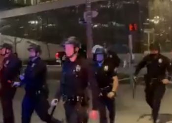 항의시위 전국 확산…LA서도 심야시위(영상)