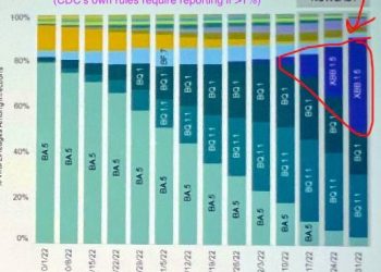 새변이  XBB.1.5 급속 확산..미국 감염자 40%