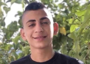 이스라엘군, 팔레스타인 14세 소년 사살