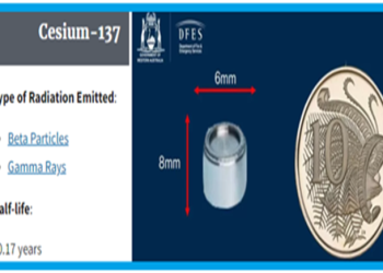 손톱 만한 방사능 세슘캡슐 분실..1400km 수색 중