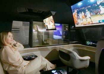 [CES 2023]차량에 초대형·슬라이더블 올레드 디스플레이(영상)