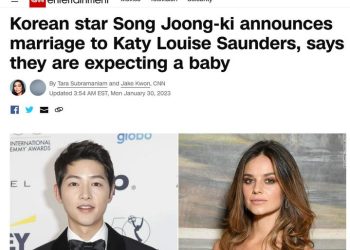 송중기 재혼 소식 CNN 대서특필