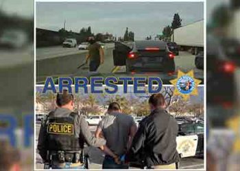 2번 Fwy 쇠파이프 난동 테슬라 운전자 체포(영상)