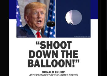 트럼프  “중국 스파이 풍선 격추해라”