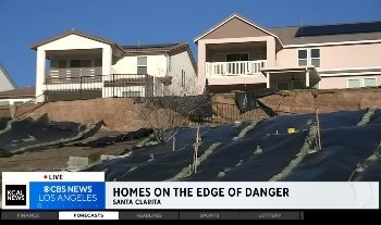 산타클라리타 주택 산사태 주의보..주민들 대피