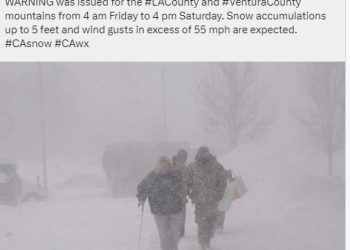 캘리포니아 등 29개주 겨울폭풍 경보..LA, 다음 주까지 폭우∙폭설