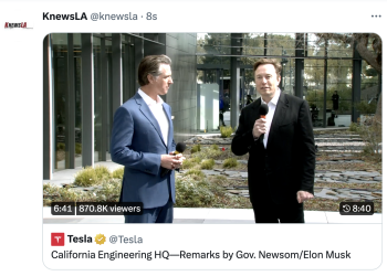 ‘텍사스 이전’ 테슬라, 캘리포니아 돌아온다.