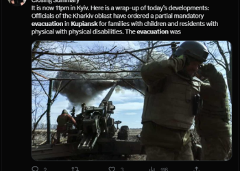 동부전선서 밀리는 우크라이나…러시아 포격에 쿠피안스크 철수령