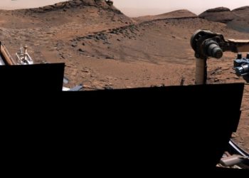 화성탐사선 ‘큐리오시티’ 태양광선 포착