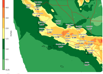 12번째 겨울 폭풍…22일까지 남가주 많은 비