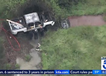 브레아시 버려진 불 탄 트럭서 의문의 시신 발견