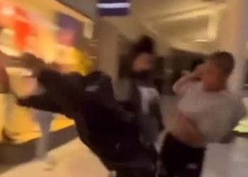 10대 흑인여성, 쇼핑몰 아시안 노인경비원 무차별 폭행(영상)