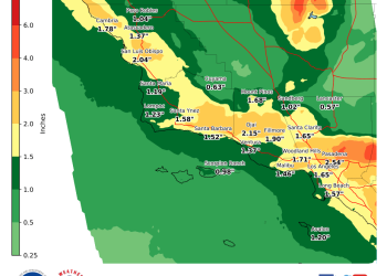 LA 등 남가주 19일 밤부터 다시 비..기온 40도대 한파