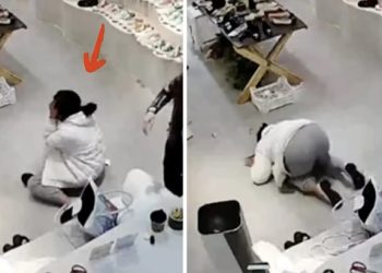 “신발 왜 안 사주나” 28살 딸, 신발가게서 오열(영상)